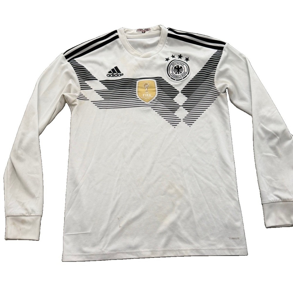 Adidas Germany DFB 2018 Home Jersey Mens Small Long Sleeve FIFA World Cup